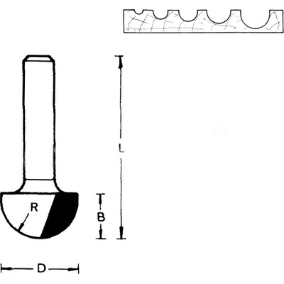 HIKOKI VYKRUŽOVACIA FRÉZA 754081