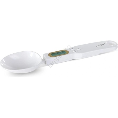 Lamart - Лъжица за претегляне с LCD дисплей 1xCR2032 бяла (FT1229)