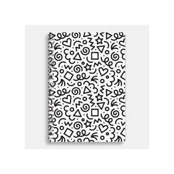 Sentio Тетрадка със спирала Doodle B5 80л