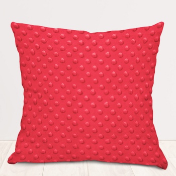 Biante Minky 3D bodky MKP-019 Jahodová červená 30 x 50 cm