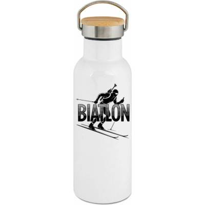 123TRIKO termoska Shadow biatlon, černý potisk 500 ml