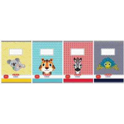 Herlitz Sešit 512 A5 linkovaný motivů Cute Animals