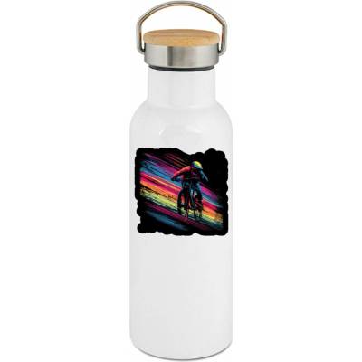 123TRIKO termoska Biker, cyklistický potisk 500 ml