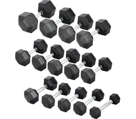 HMS Premium Hexagonální jednoručka 16 kg
