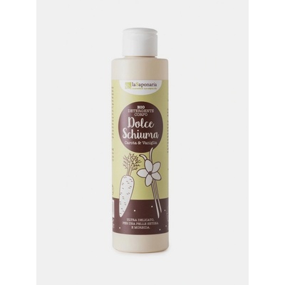 laSaponaria sprchový gel s mrkví a vanilkou BIO 200 ml