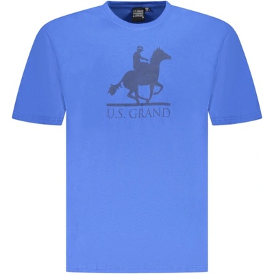 U. s. grand polo Мъжка тениска с къс ръкав us grand polo, Размер 3xl, Цвят Синьо (au02646_bl3azzur)