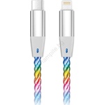 ALIGATOR DATKP65 - USB кабел USB-C / Lightning с LED подсветка 30W PD 0, 5 m (PH0035)