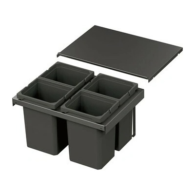 VS ENVI Flex Systém na třídění odpadu KB 600 mm, 4 × 10 l, lava