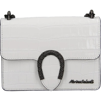 Marina Galanti dámská kožená crossbody kabelka Elsse bílá