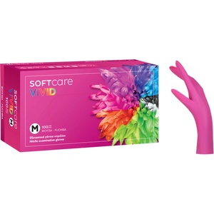 SoftCare Розови нитрилни ръкавици без пудра | За преглед (110.275)