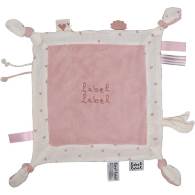 Label Label Cuddle Cloth играчка за заспиване Hearts Pink