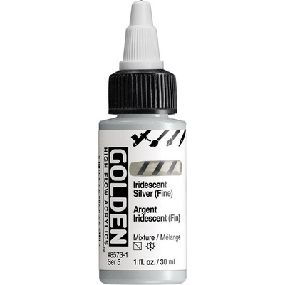 Golden Artist Colors High Flow АКРИЛНА боя Iridescent Silver (Fin) 30 ml 1 бр (0008573-1)