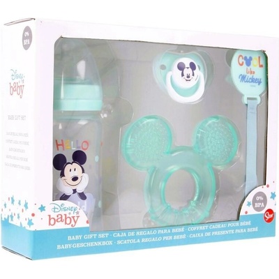 4 - DÍLNÁ KOJENECKÁ DÁRKOVÁ SADA MICKEY, uni
