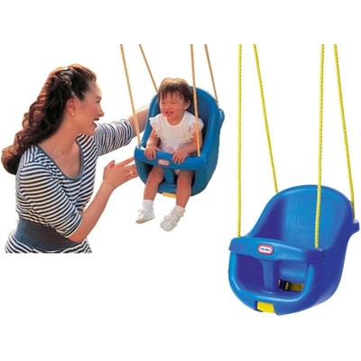 Little Tikes hojdačka hlboká modrá