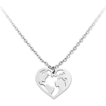 Bangles.cz Řetízek srdce globe 2428