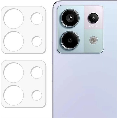 Два броя удароустойчив стъклен протектор за камера за Xiaomi Redmi Note 13 Pro 5G