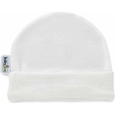 BabyJem Шапка за новородени BabyJem - White (397)