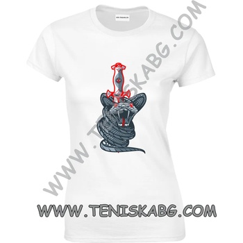 Image 1 of Fruit of the Loom Тениска - Змия с нож