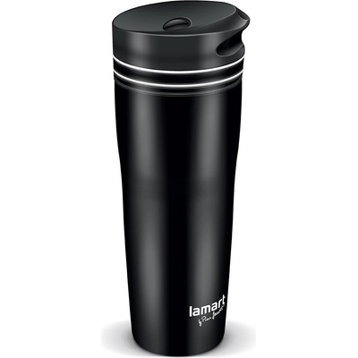 Lamart termohrnek 360 ml černo bílá MANQ