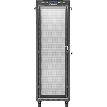 Lanberg rack cabinet 19" free-standing 37U/600X600 (FLAT PACK) with mesh door LCD black (FF01-6637-23BL)