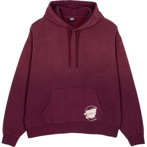 Santa Cruz Дамски суичър Santa Cruz Women's Imprint Moon Dot Hood Hoodie - Dark Cherry Wash - размер 14 (UK) (117-3317-0215)