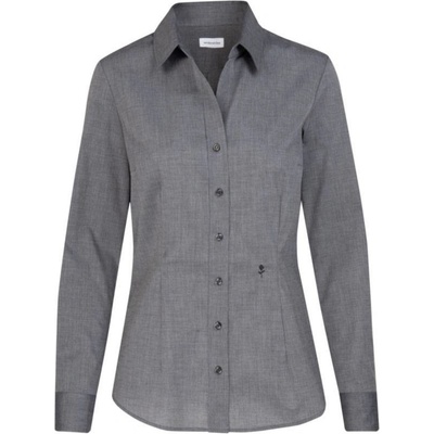 SST Blouse Slim LSL dámska košeľa s dl. rukávom anthracite sivá