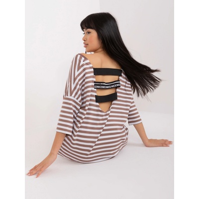 Tunic EM TU 890.13 white brown hnedá