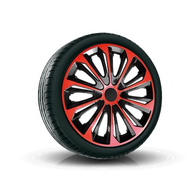 NRM капаци 14", strong duocolor ЧЕРВЕНИ-ЧЕРНИ 4брой (vtv-pu-22179)