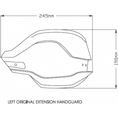 PUIG kryty páčiek EXTENSION 3763N čierna