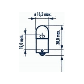 Narva R10W Ba15s 12V 10W