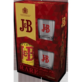 Image 1 of J&B Rare с две чаши - бленд шотландско уиски 700ml
