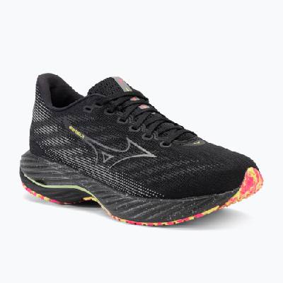 Мъжки обувки за бягане Mizuno Wave Rider 28 black/silver/sunny lime