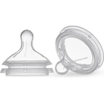 Wee Baby Силиконови биберони Wee Baby - Natural, 2 броя, 0-6 месеца (148) - ozone