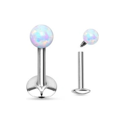 Šperky4U Piercing do brady opál LB01039OP17