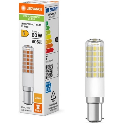 Osram RED G13456 LEDTSLIM60 6,3W/827 230V B15D FS1