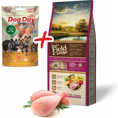 Sam's Field Low Grain Adult Large Chicken & Potato 13 kg