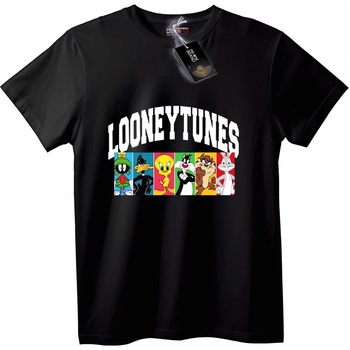 NOONEBRAND Тениска с Класически Герои - 4XL, Black