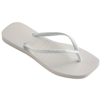 Дамски сандали Havaianas Women's Slim Square Sandals - White - размер 39/40 (Brazil) (125-0931-0314)