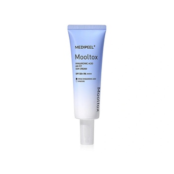 Medi-Peel Слънцезащитен крем с хиалуронова киселина, центела, ниацинамид, колаген 50гр. Medi-Peel Hyaluronic Acid Mooltox Air Fit Sun Cream SPF 50+ PA++++