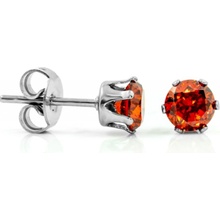 BRUNOshop.cz Náušnice s kamínkem ČERVENÉ 0,5 cm S3362