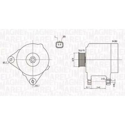 MAGNETI MARELLI Alternátor MAG 063731824010