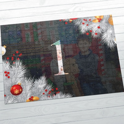Art gift Картонен пъзел А4 със снимка - Коледна Магия