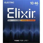 Elixir Струни за електрическа китара 10-46 ELIXIR 12052 NANOWEB Steel Light