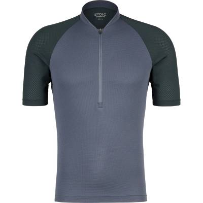 Stoic Мъжка фланелка с къс ръкав за колоездене Stoic LofsdalenSt. Bike Jersey Cycling jersey - Black / Midnight Grey (056-3755-0111)