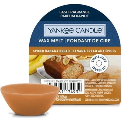 Yankee Candle Spiced Banana Bread vonný vosk do aromalampy 22 g