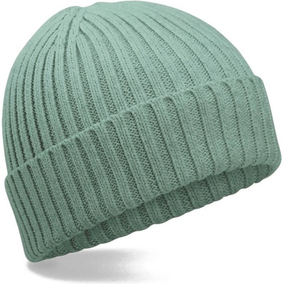 Beechfield dětská pletená bio čepice B 341B šalvějová