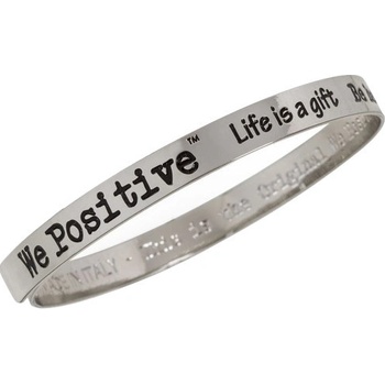 We Positive kovový náramek FR001 Silver