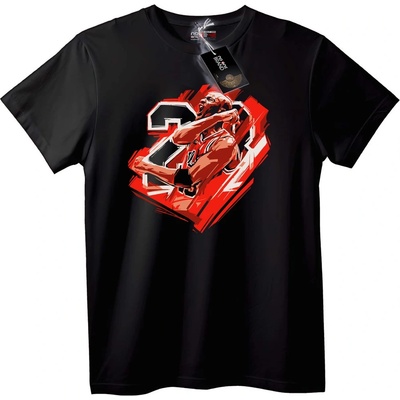 NOONEBRAND Тениска Баскетболна легенда 23 - 2XL, Black