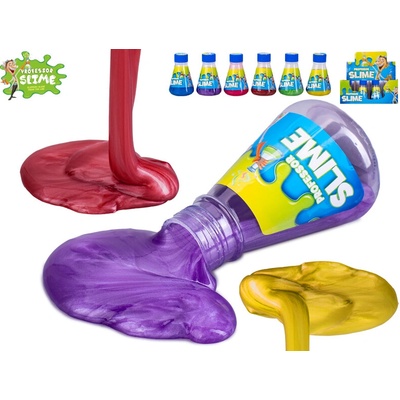 Mikro Trading Professor Slime sliz s kovovým leskem v laboratorní láhvi