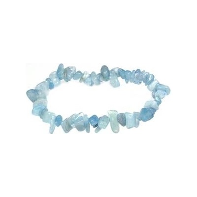 Nubis korálkový tromlovaný Akvamarín KN400